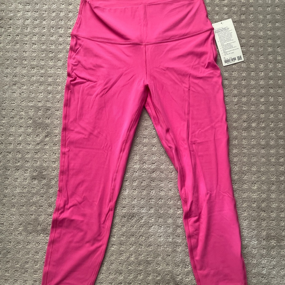 Lululemon align high rise ribbed tights